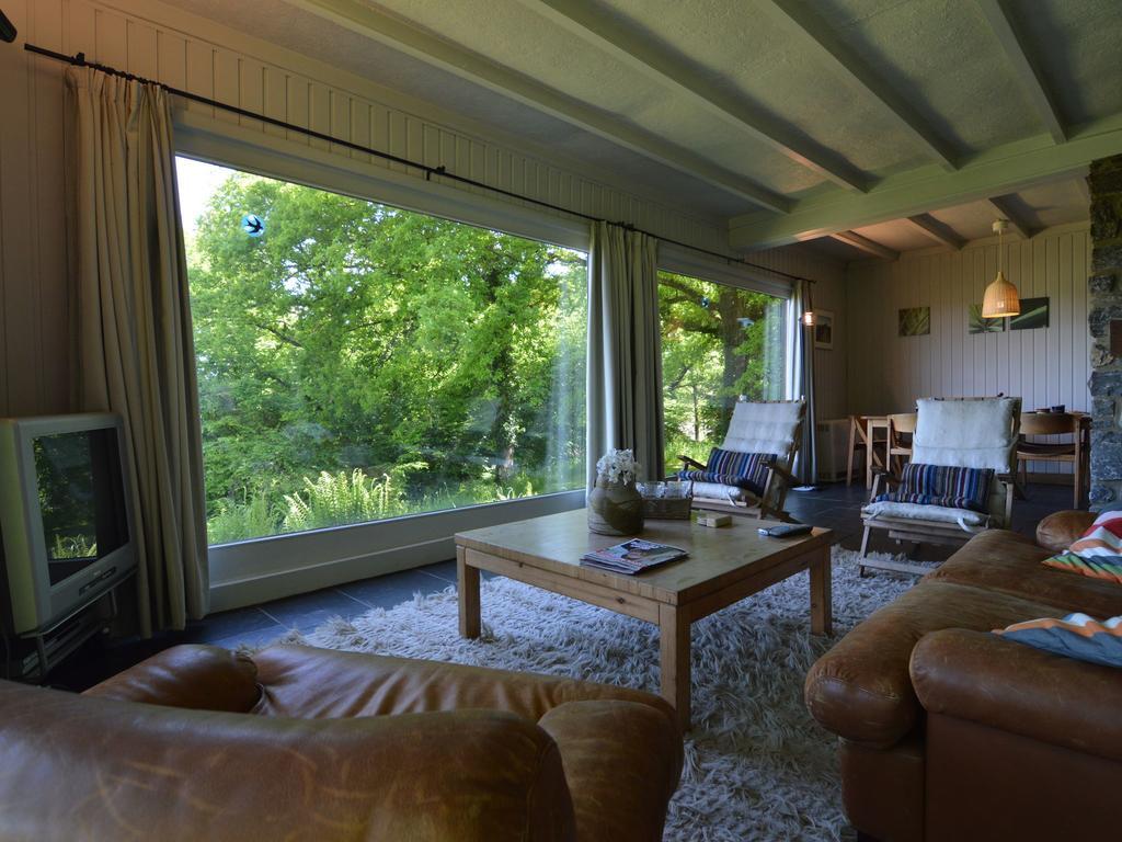 Vila Modern Chalet With Private Tennis Court In Humain Exteriér fotografie